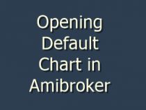 (Fixed) No Charts in Amibroker. Opening default Chart